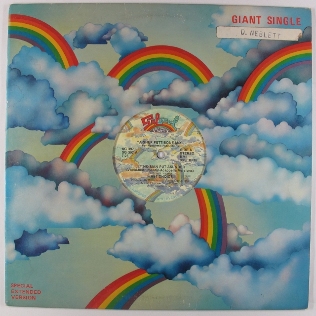 First Choice - Let No Man Put Asunder 12" - Salsoul - Boogie Disco HEAR